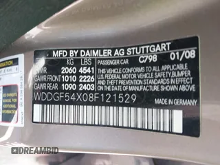 2008 Mercedes-Benz C 300 Sport with VIN WDDGF54X08F121529, listed as a IAAI auction lot 42417236 with 282,928 mi miles and . Bid and sale history available at DreamBid. Image 9.