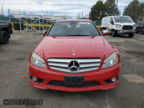 2008 Mercedes-Benz C 350 Sport with VIN WDDGF56X68F137747, listed as a Copart auction lot 50510285 with 106,433 mi miles and Salvage Title. Bid and sale history available at DreamBid. Image 5.