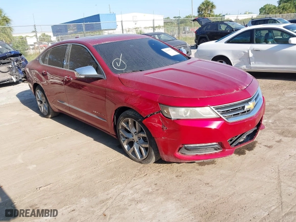 2015 Chevrolet Impala LTZ with VIN 2G1165S34F9116526, listed as a IAAI auction lot 42104754 with 145,961 mi miles. Bid and sale history available at carsss.com. Image 1.