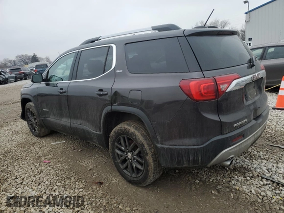 2018 GMC Acadia SLT with VIN 1GKKNMLS9JZ162516, listed as a Copart auction lot 44231665 with 166,614 mi miles and Salvage Title. Bid and sale history available at carsss.com. Image 2.