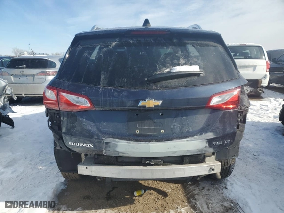 2018 Chevrolet Equinox LT with VIN 3GNAXSEV0JS545035, listed as a Copart auction lot 45667335 with 102,434 mi miles and Salvage Title. Bid and sale history available at carsss.com. Image 6.