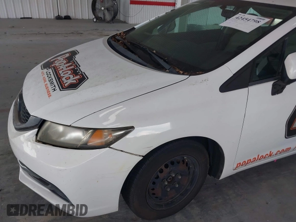 2013 Honda Civic LX with VIN 19XFB2F53DE069765, listed as a IAAI auction lot 42454798 with 198,773 mi miles and . Bid and sale history available at DreamBid. Image 6.