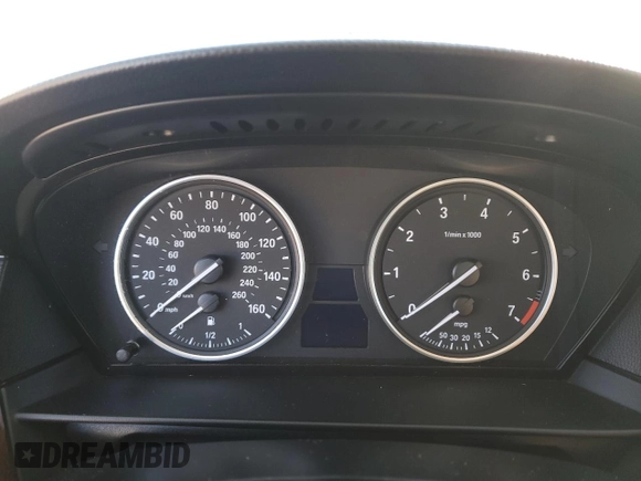 2010 BMW 5 Series 550i with VIN WBANW5C5XACT34705, listed as a Copart auction lot 43878745 with Not Provided miles and Salvage Title. Bid and sale history available at DreamBid. Image 9.