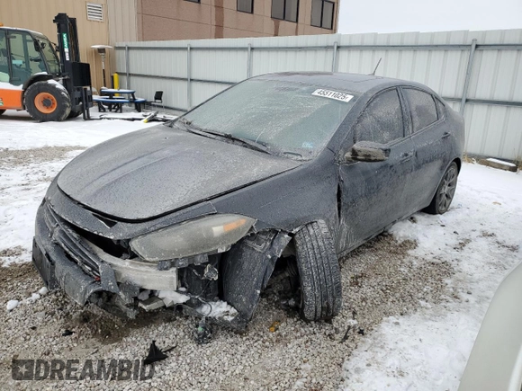 2014 Dodge Dart SXT z VIN 1C3CDFBB2ED909560, wystawiony jako Copart lot #45511025 z przebiegiem 164 749 mil mil oraz Szkoda całkowita • Salvage title. Historia ofert i sprzedaży dostępna na DreamBid. Obrazek 1.