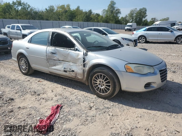 2004 Chrysler Sebring Touring with VIN 1C3AL56R14N291703, listed as a Copart auction lot 75538584 with 206,502 mi miles and Clean title. Bid and sale history available at DreamBid. Image 4.