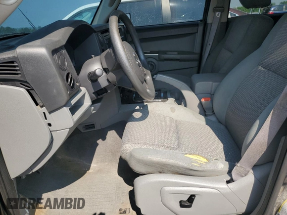 2007 Jeep Commander Sport with VIN 1J8HG48KX7C669244, listed as a Copart auction lot 58709485 with Not provided miles and Clean title. Bid and sale history available at DreamBid. Image 7.