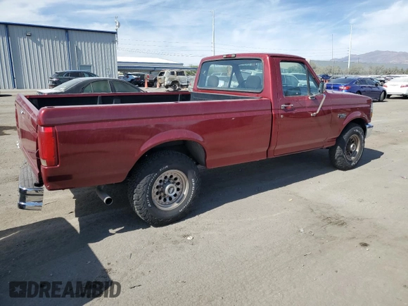 1994 Ford F-250 with VIN 1FTEF25Y9RLA77489, listed as a Copart auction lot 75761834 with 318,068 mi miles and Salvage Title. Bid and sale history available at DreamBid. Image 3.