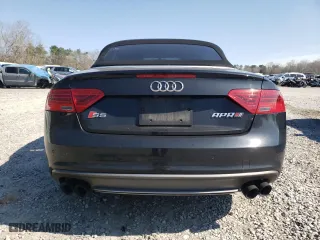 2013 Audi S5 Premium Plus with VIN WAUCGAFH4DN009057, listed as a Copart auction lot 44631485 with 124,854 mi miles and Salvage Title. Bid and sale history available at carsss.com. Image 6.