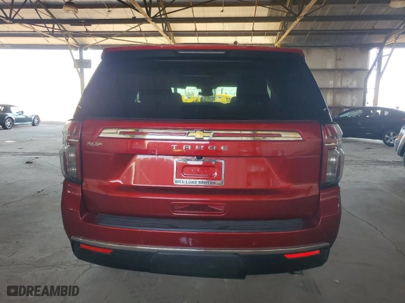 2023 Chevrolet Tahoe LS with VIN 1GNSCMKDXPR120621, listed as a Copart auction lot 75863074 with 28,335 mi miles and Salvage Title. Bid and sale history available at carsss.com. Image 6.