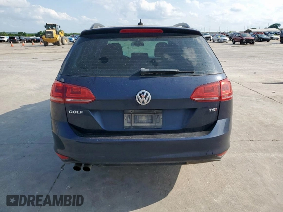 2016 Volkswagen Golf SportWagen TSI S with VIN 3VWC17AU8GM508404, listed as a Copart auction lot 54936095 with 122,481 mi miles and Salvage Title. Bid and sale history available at carsss.com. Image 6.