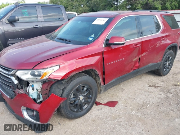 2020 Chevrolet Traverse LT Cloth with VIN 1GNERGKW1LJ220257, listed as a IAAI auction lot 42290561 with 95,801 mi miles and . Bid and sale history available at DreamBid. Image 6.