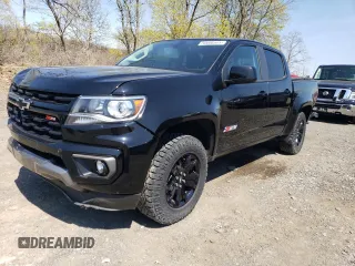 2022 Chevrolet Colorado 4WD Z71 with VIN 1GCGTDEN6N1214638, listed as a Copart auction lot 50008505 with 37,552 mi miles and Salvage Title. Bid and sale history available at carsss.com. Image 1.