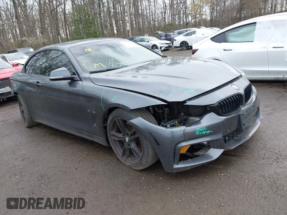 2015 BMW 4 Series 428i z VIN WBA3V5C56FP753337, wystawiony jako IAAI lot #41959843 z przebiegiem 68 086 mil mil oraz . Historia ofert i sprzedaży dostępna na DreamBid. Obrazek 1.