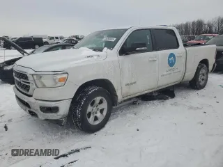 2022 Ram 1500 Big Horn z VIN 1C6RRFMGXNN474532, wystawiony jako Copart lot #45050855 z przebiegiem 35 911 mil mil oraz Nie do naprawy • Non repairable. Historia ofert i sprzedaży dostępna na DreamBid. Obrazek 1.