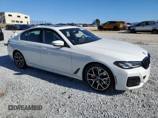 2023 BMW 5 Series 540i xDrive with VIN WBA73BJ07PWY20967, listed as a Copart auction lot 83665074 with Not Provided miles and Salvage Title. Bid and sale history available at carsss.com. Image 4.