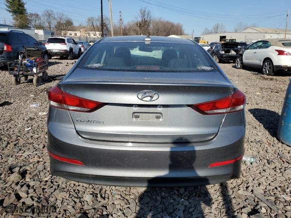 2017 Hyundai Elantra SE with VIN KMHD84LF0HU261176, listed as a Copart auction lot 48322675 with 115,295 mi miles and Salvage Title. Bid and sale history available at carsss.com. Image 6.