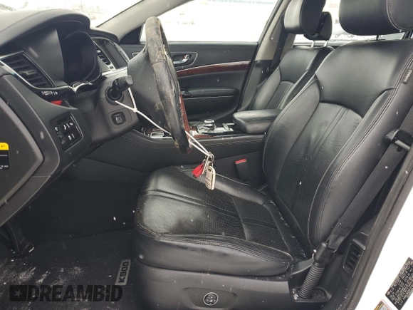 2015 Kia K900 Luxury with VIN KNALW4D41F6022043, listed as a Copart auction lot 87596305 with 80,853 mi miles and Salvage Title. Bid and sale history available at carsss.com. Image 7.
