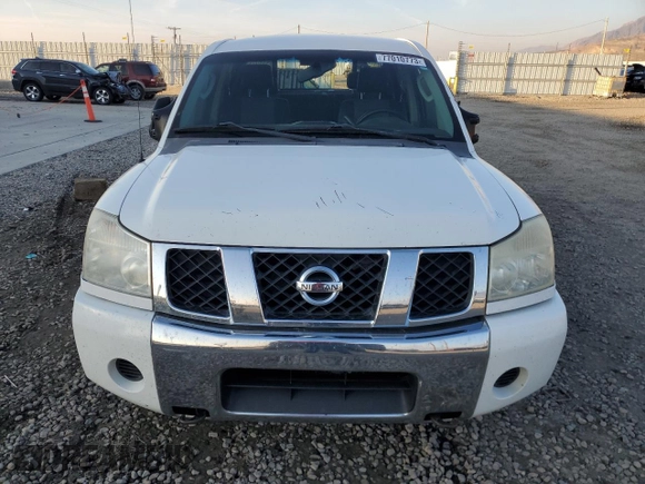 2007 Nissan Titan XE with VIN 1N6BA07A17N243783, listed as a Copart auction lot 77010773 with Not Provided miles and Salvage Title. Bid and sale history available at carsss.com. Image 5.