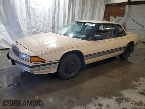 1989 Buick Regal with VIN 2G4WD14W0K1430553, listed as a Copart auction lot 72732454 with 83,088 mi miles and Clean Title. Bid and sale history available at DreamBid. Image 1.