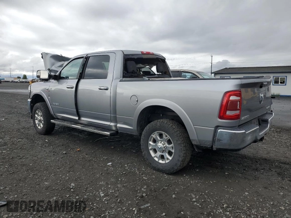 2020 Ram 2500 Laramie with VIN 3C6UR5FL4LG119330, listed as a Copart auction lot 57285555 with 45,832 mi miles and Salvage title. Bid and sale history available at DreamBid. Image 2.