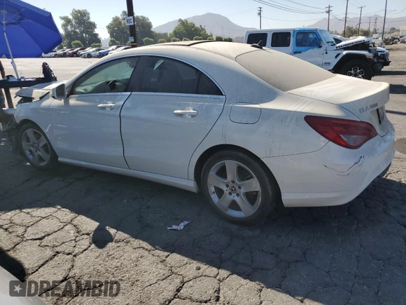 2018 Mercedes-Benz CLA 250 with VIN WDDSJ4EBXJN525651, listed as a Copart auction lot 67803724 with 85,092 mi miles and Clean Title. Bid and sale history available at DreamBid. Image 2.