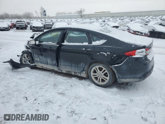 2018 Ford Fusion Hybrid S with VIN 3FA6P0UU0JR282098, listed as a Copart auction lot 87309804 with 0 mi miles and Non Repairable. Bid and sale history available at carsss.com. Image 2.