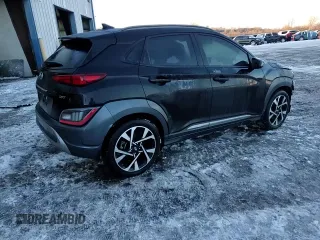 2022 Hyundai Kona Limited with VIN KM8K53A36NU902118, listed as a Copart auction lot 45153975 with 30,597 mi miles and Salvage Title. Bid and sale history available at carsss.com. Image 14.