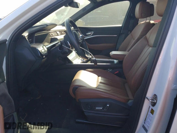 2019 Audi e-tron Prestige with VIN WA1VABGE9KB010799, listed as a Copart auction lot 56588223 with 14,998 mi miles. Bid and sale history available at carsss.com. Image 7.