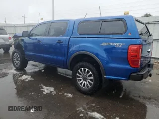 2019 Ford Ranger XL with VIN 1FTER4FH6KLA55523, listed as a Copart auction lot 53839545 with 16,847 mi miles and Salvage Title. Bid and sale history available at carsss.com. Image 2.