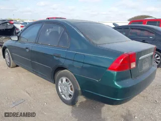 2001 Honda Civic LX with VIN JHMES16561S000985, listed as a IAAI auction lot 42031968 with 222,285 mi miles. Bid and sale history available at carsss.com. Image 3.