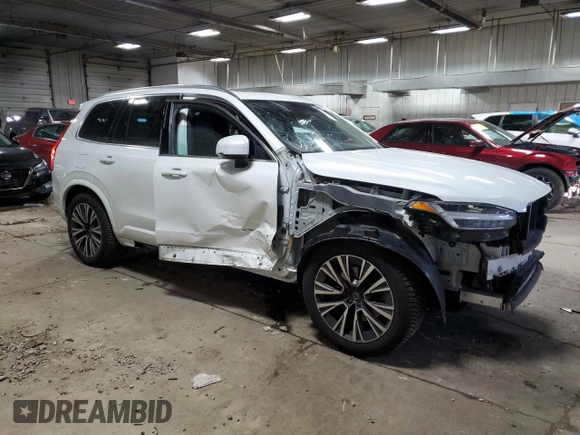 2020 Volvo XC90 Momentum with VIN YV4102PK6L1533053, listed as a Copart auction lot 44156895 with 55,790 mi miles and Non Repairable. Bid and sale history available at carsss.com. Image 4.