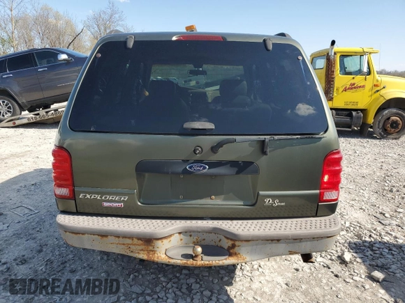 2001 Ford Explorer Sport with VIN 1FMYU70EX1UA91585, listed as a Copart auction lot 50951255 with 239,626 mi miles and Salvage title. Bid and sale history available at DreamBid. Image 6.