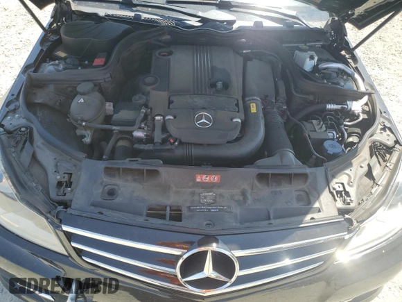 2014 Mercedes-Benz C 250 Sport with VIN WDDGF4HB9EA954117, listed as a Copart auction lot 59468405 with 132,028 mi miles and Salvage title. Bid and sale history available at DreamBid. Image 11.