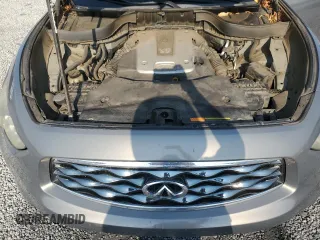 2010 Infiniti FX with VIN JN8AS1MW7AM851892, listed as a Copart auction lot 64990275 with 125,266 mi miles and Salvage title. Bid and sale history available at DreamBid. Image 12.