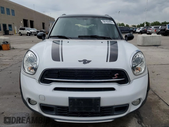2015 MINI Countryman S with VIN WMWZC5C58FWP46931, listed as a Copart auction lot 59183495 with 105,731 mi miles and Salvage title. Bid and sale history available at DreamBid. Image 5.