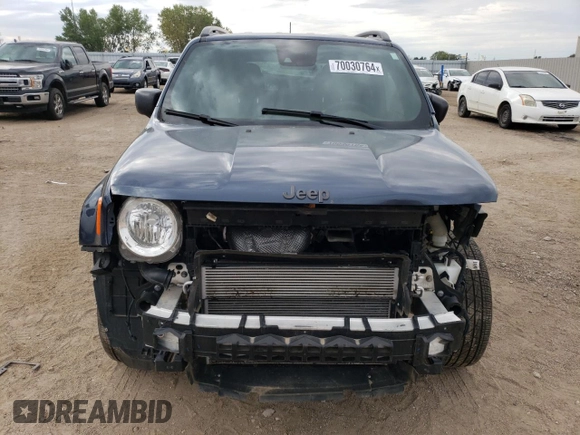 2021 Jeep Renegade 80th Anniversary with VIN ZACNJDBB8MPM40943, listed as a Copart auction lot 70030764 with 41,943 mi miles and Salvage title. Bid and sale history available at DreamBid. Image 5.