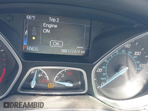 2014 Ford Focus Titanium with VIN 1FADP3J27EL227261, listed as a IAAI auction lot 41972536 with 172,470 mi miles. Bid and sale history available at carsss.com. Image 7.