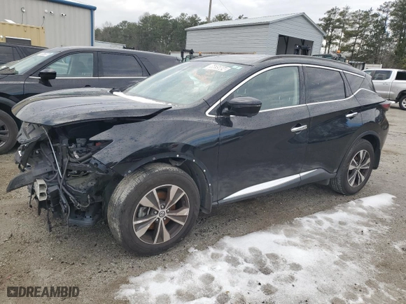 2020 Nissan Murano SV with VIN 5N1AZ2BSXLN135008, listed as a Copart auction lot 53355855 with 130,997 mi miles and Clean Title. Bid and sale history available at carsss.com. Image 1.