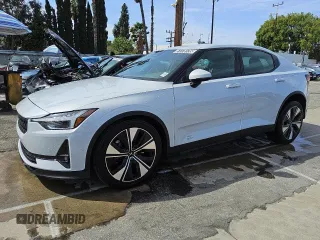 2023 Polestar 2 with VIN YSMEG3KA3PL143983, listed as a Copart auction lot 51378135 with 48,960 mi miles and Clean Title. Bid and sale history available at carsss.com. Image 1.