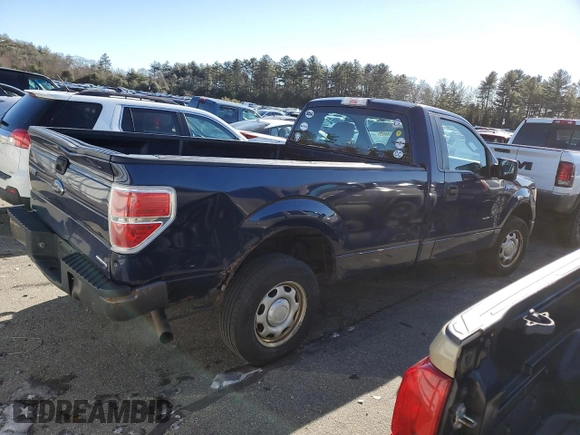 2012 Ford F-150 XL with VIN 1FTNF1CF5CKD98700, listed as a Copart auction lot 43165675 with 65,089 mi miles and Salvage title. Bid and sale history available at DreamBid. Image 3.