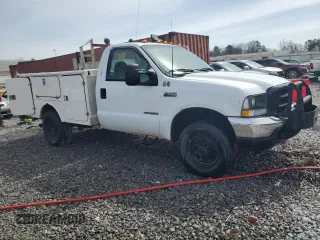 2002 Ford F-350 with VIN 1FDSF35F52EB01591, listed as a Copart auction lot 48350595 with 233,914 mi miles and Salvage title. Bid and sale history available at DreamBid. Image 4.
