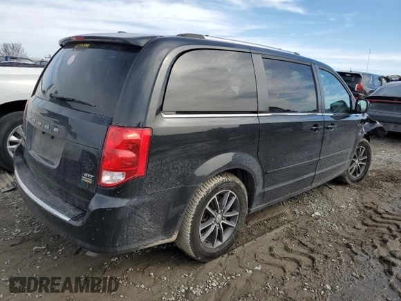 2017 Dodge Grand Caravan SXT with VIN 2C4RDGCG0HR589517, listed as a Copart auction lot 46526085 with 141,263 mi miles and Salvage Title. Bid and sale history available at DreamBid. Image 3.