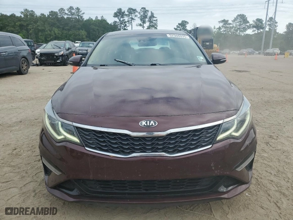 2020 Kia Optima SE with VIN 5XXGT4L34LG436761, listed as a Copart auction lot 52508035 with 153,873 mi miles and Salvage Title. Bid and sale history available at carsss.com. Image 5.
