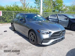 2024 Mercedes-Benz C 300 with VIN W1KAF4HB7RR232142, listed as a IAAI auction lot 41155995 with 1,109 mi miles and . Bid and sale history available at DreamBid. Image 1.