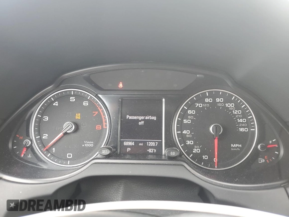 2016 Audi Q5 Premium with VIN WA1C2AFP0GA087219, listed as a Copart auction lot 50627405 with 68,964 mi miles and Salvage Title. Bid and sale history available at carsss.com. Image 9.