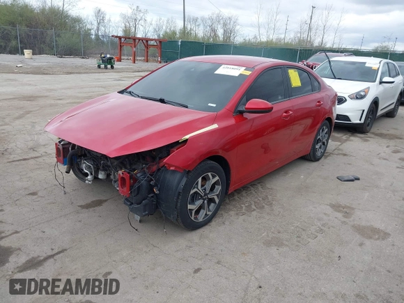 2021 Kia Forte FE with VIN 3KPF24AD9ME338197, listed as a IAAI auction lot 42018091 with 95,509 mi miles and . Bid and sale history available at carsss.com. Image 2.
