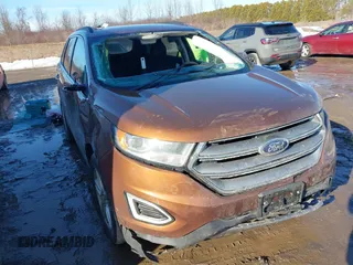 2017 Ford Edge SEL with VIN 2FMPK4J88HBB50397, listed as a IAAI auction lot 41748770 with 95,300 mi miles. Bid and sale history available at carsss.com. Image 1.