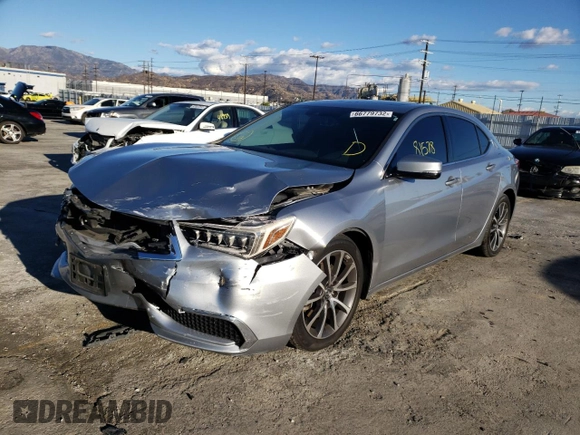 2018 Acura TLX with VIN 19UUB2F35JA002493, listed as a Copart auction lot 66779732 with 81,578 mi miles. Bid and sale history available at carsss.com. Image 2.