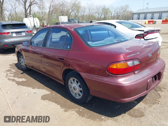 1998 Chevrolet Malibu LS with VIN 1G1NE52MXW6187654, listed as a IAAI auction lot 42065416 with 171,361 mi miles and . Bid and sale history available at DreamBid. Image 3.