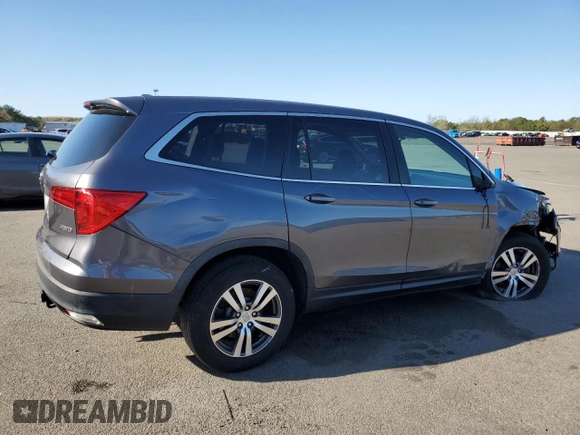 2017 Honda Pilot EX-L with VIN 5FNYF6H50HB063505, listed as a Copart auction lot 54768955 with 70,103 mi miles and Salvage Title. Bid and sale history available at DreamBid. Image 3.